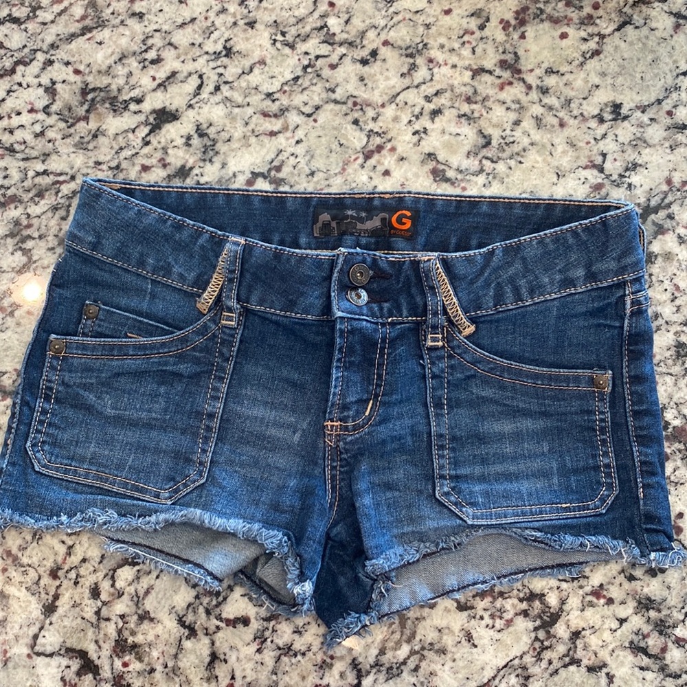 Women’s Guess Jean Shorts - Dark Denim Blue Sz. 27